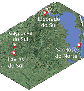 Mapa das minas